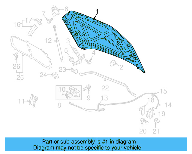 Hood 561-823-031-F - View 5