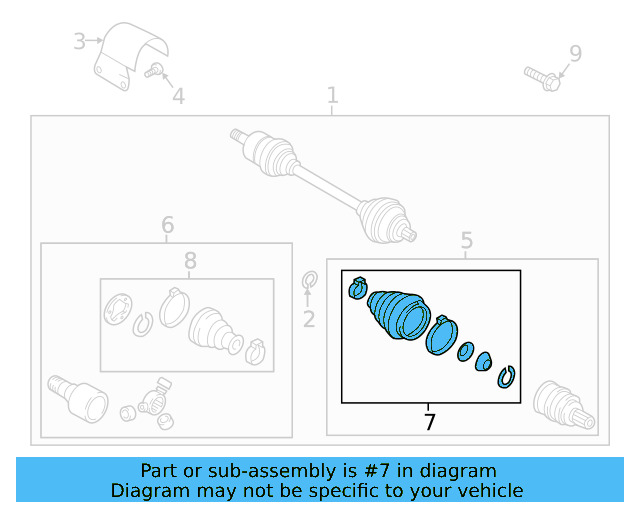 Outer Boot 1K0-498-203-A - View 14