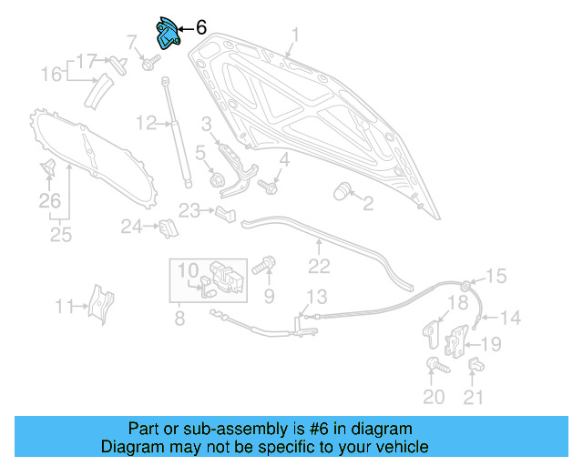 Safety Catch 1K8-823-186-F-9B9 - View 11