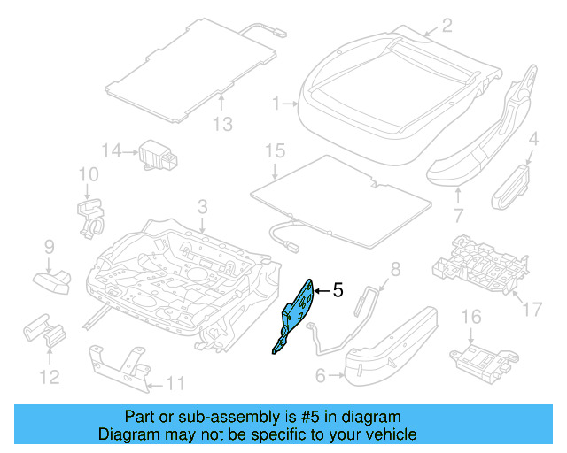 Height Adjuster 8T0-881-093 - View 3