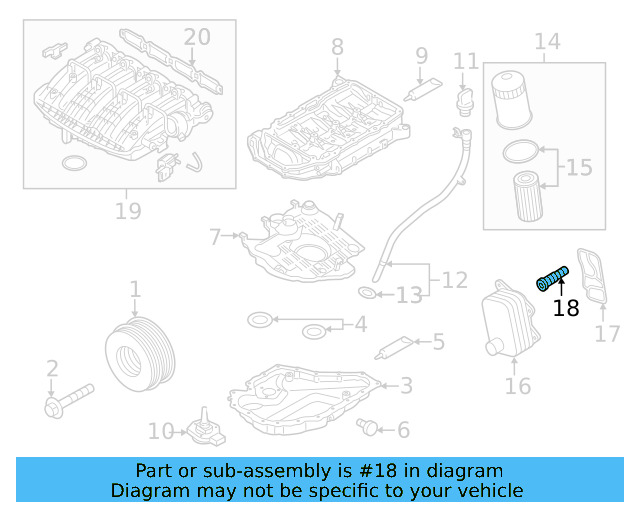 Oil Cooler Valve 06K-103-208-D - View 11