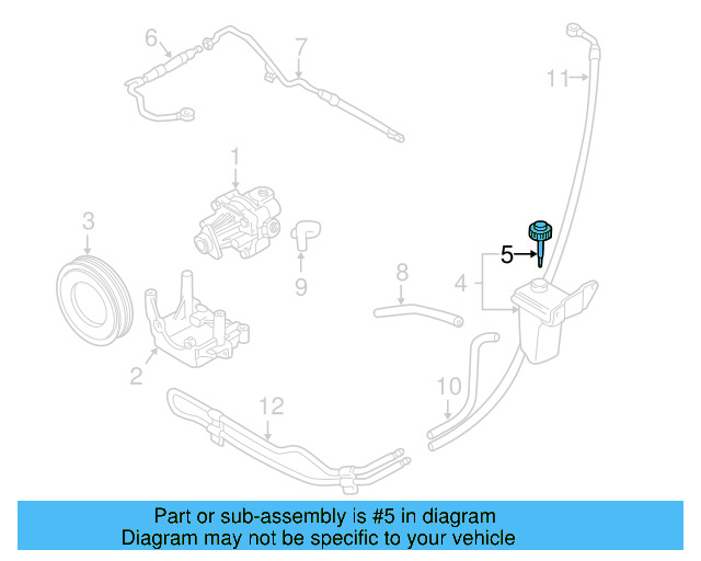 Reservoir Cap 8D0-422-376-C - View 4