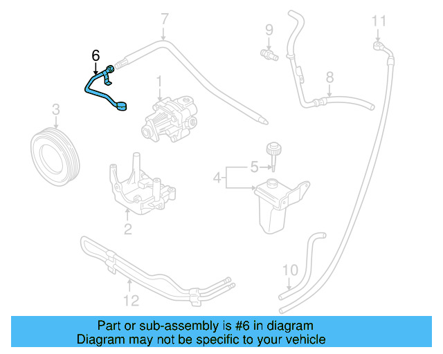 Power Steering Pressure Hose 4B0-422-893-G - View 4