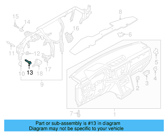 Mount Bracket Bolt N-106-044-02 - View 7
