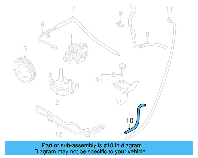 Return Hose 8D0-422-891-C - View 7