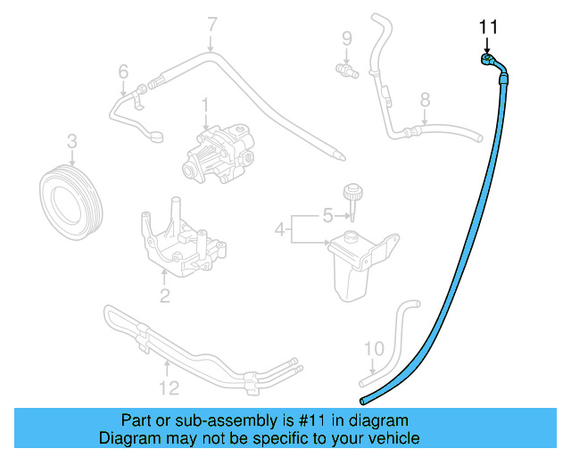 Power Steering Return Hose 8D1-422-891-J - View 10