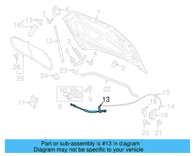 Release Cable 561-823-531-A - View 9