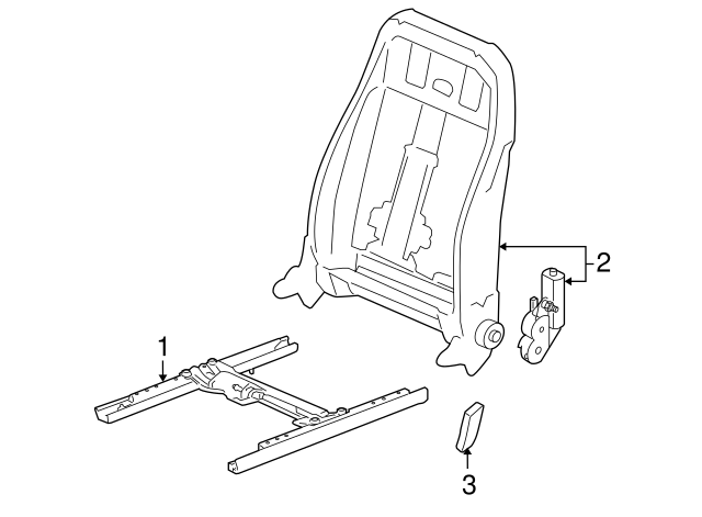 Adjust Lever 1K0-959-817-9B9 - View 6