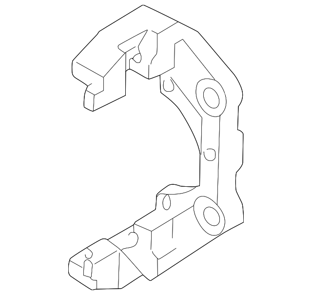 Disc Brake Caliper Bracket 3B0-615-125 - View 6