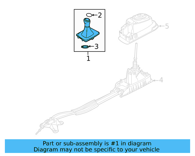 Shift Knob 17B-711-113-C-DWD - View 7