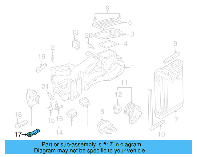 Heater Core 8D1-819-030-B - View 9