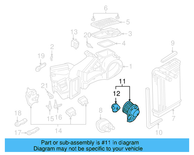 Blower Motor 8D1-820-021-C - View 12