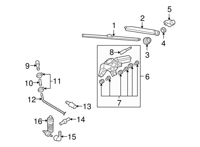 Hose 2D0-955-962 - View 109