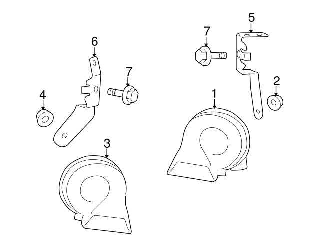 Bracket 5N0-951-182 - View 3