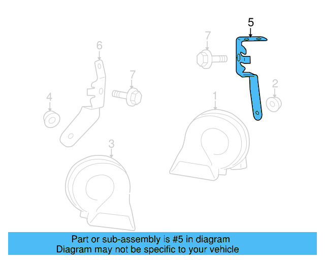 Bracket 5N0-951-182 - View 4