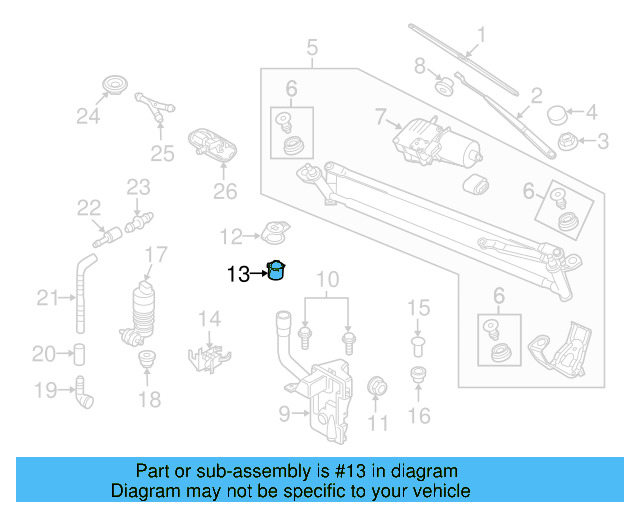 Washer Fluid Strainer 4A0-955-485 - View 19