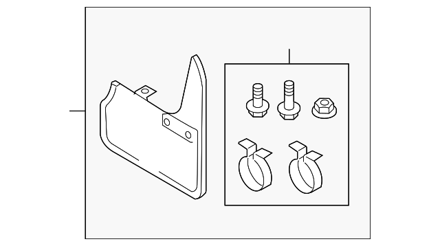 Wheel Opening Molding Retainer Clip 3C0-853-585 - View 20