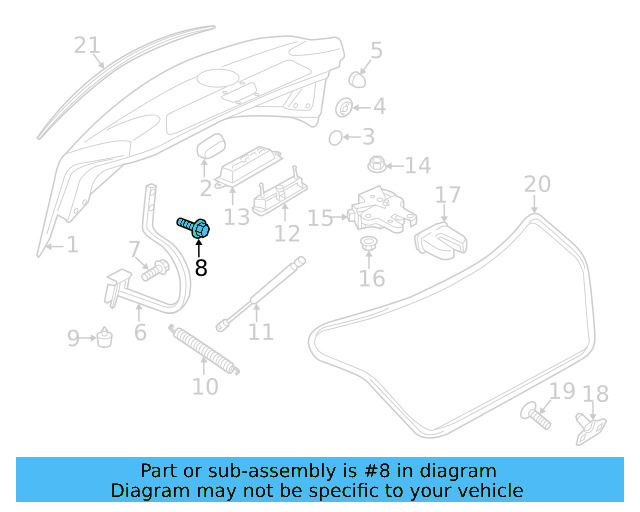 Hinge Bolt N-909-897-02