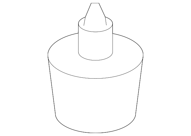 Hinge Buffer 3C5-827-525-A - View 2