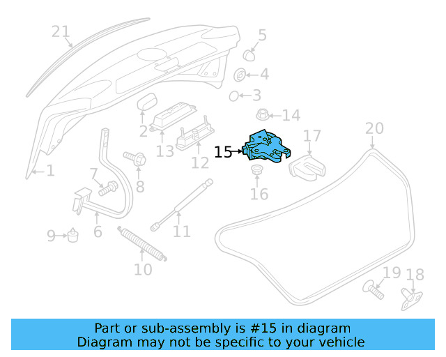 Lock Actuator 561-827-505-C - View 3