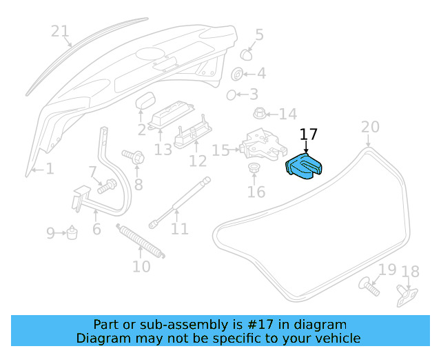 Lock Cover 561-827-520-A-9B9 - View 4