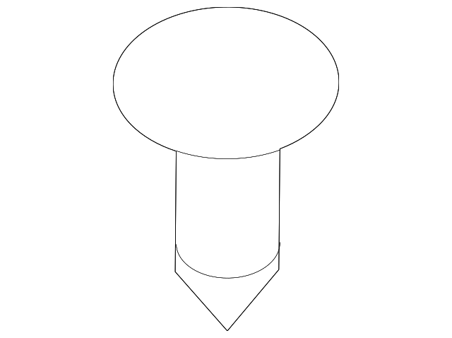 Spoiler Assembly Clip WHT-003-736-A