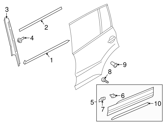 Belt Molding 5NN-839-478-5AP