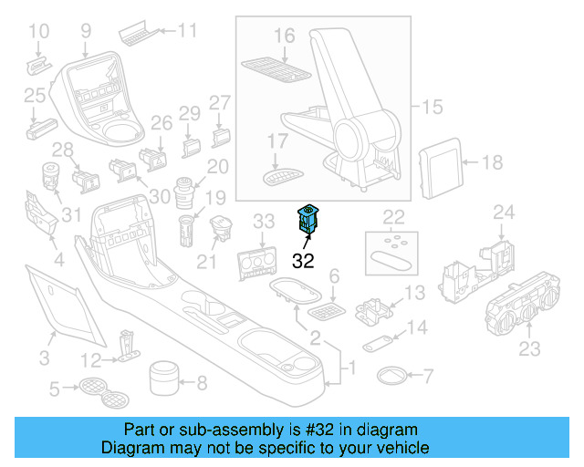Auxiliary Jack 5M0-035-724 - View 3