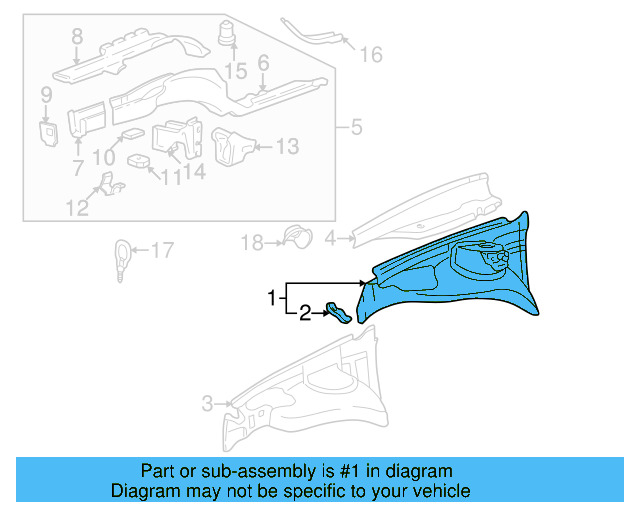 Apron Assembly 1HM-809-104-B - View 4