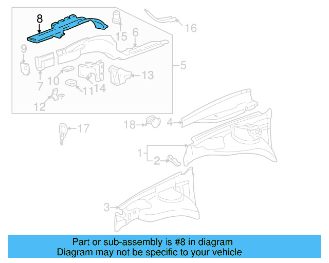 Cover Plate 1HM-804-105-A - View 2