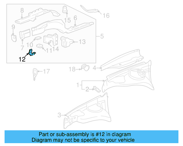 Plate Bracket 191-803-128 - View 5