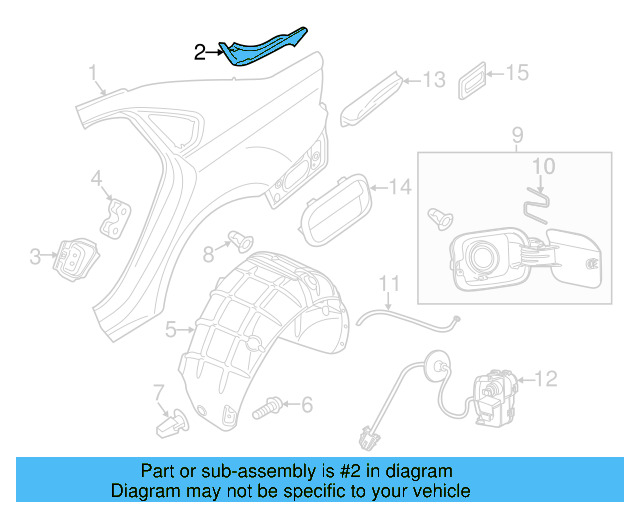 Fender Liner U N-909-707-02 - View 21