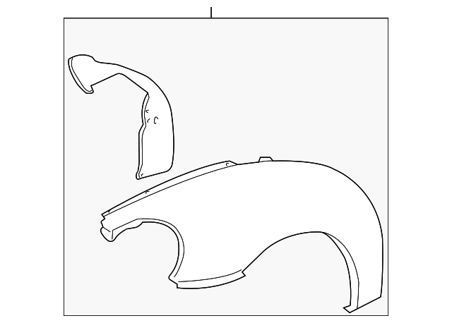 Fender (Unpainted) 1c0821106fgru