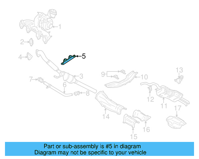 Converter & Pipe Hanger 1J0-253-144-H - View 5