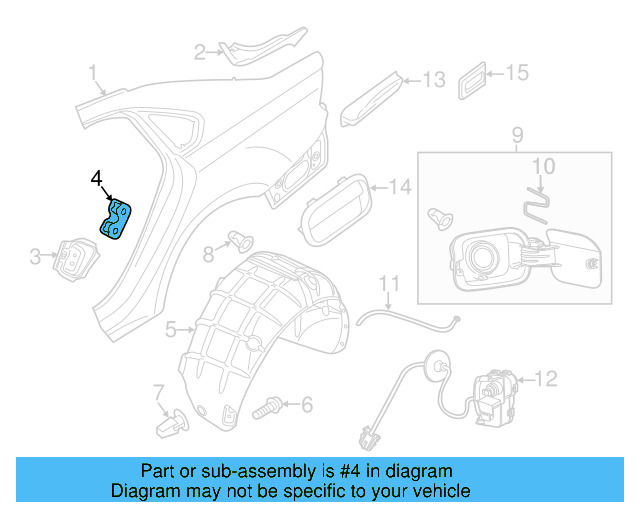 Pillar Reinforced Nut Plate 6R0-810-681 - View 18