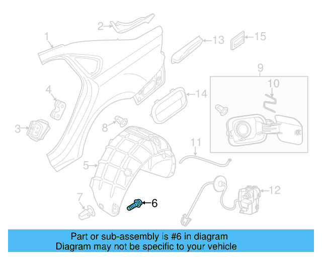 Fender Liner U N-909-707-02 - View 5