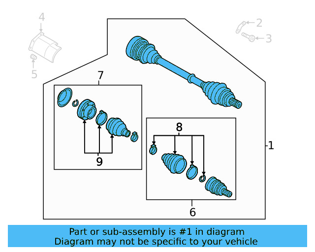 Axle Assembly 5QM-407-271-E - View 9