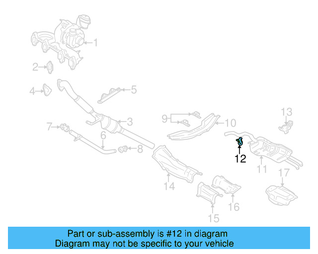 Exhaust Muffler Bracket 1J0-253-144-Q - View 50