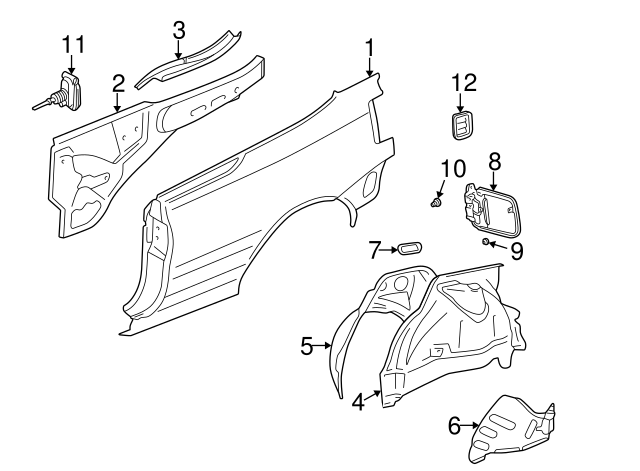Lock Actuator 1H0-862-160-A - View 2