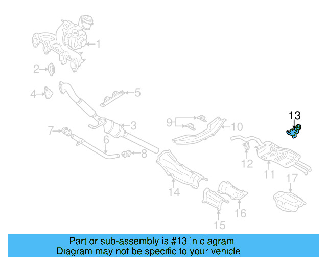 Exhaust Muffler Bracket 1J0-253-144-J - View 6