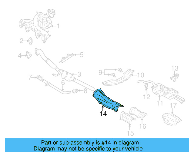 Heat Shield 1J0-803-311-J - View 29