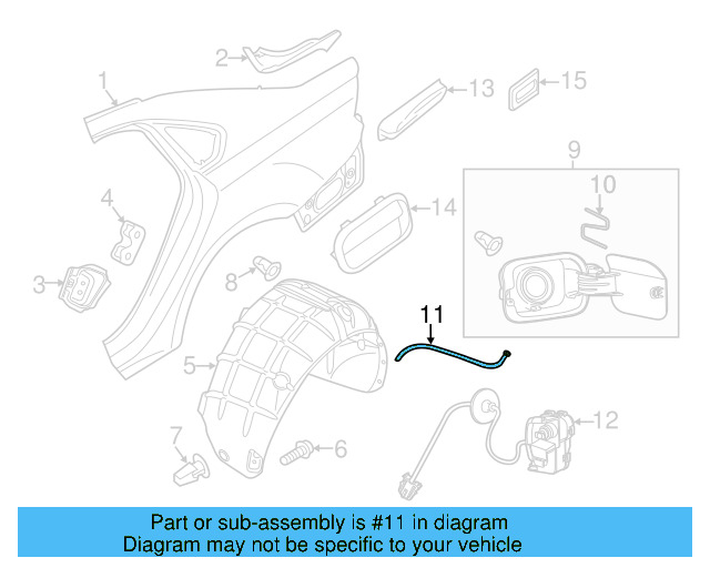 Drain Hose 3D0-809-937-B - View 19