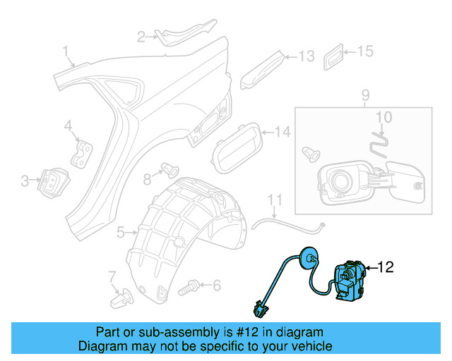 Lock Actuator 5C6-810-773-K - View 7