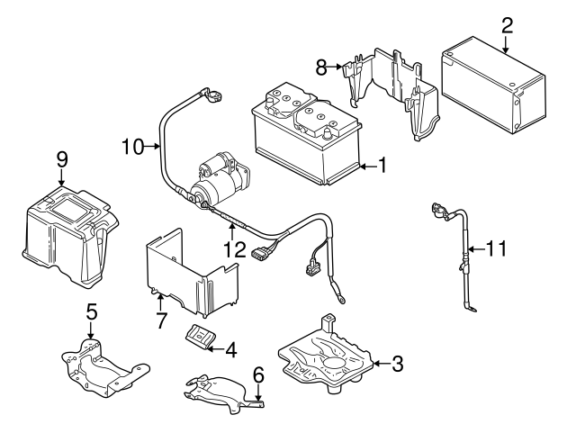 Battery Tray Clamp 1J0-803-219 - View 45