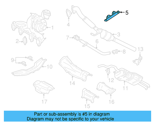 Exhaust Bracket 1J0-253-144-T - View 4