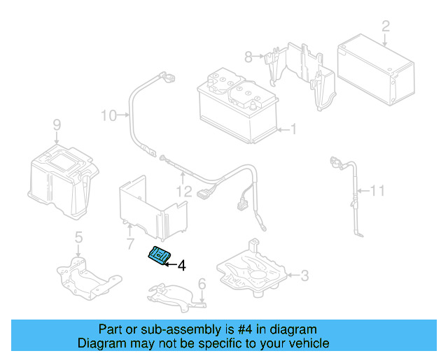 Battery Tray Clamp 1J0-803-219 - View 50