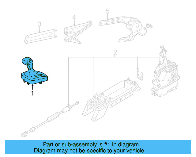 Shift Knob 5C1-713-203-B-OKM