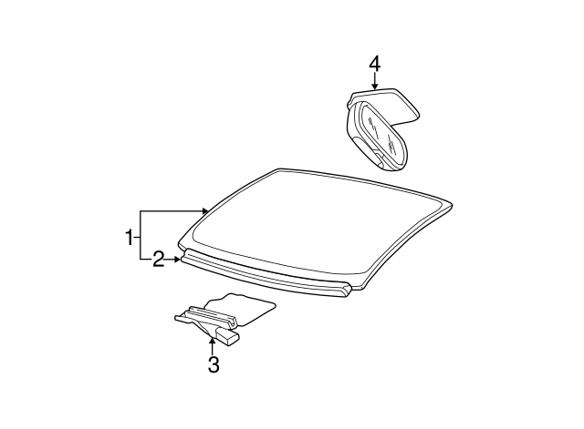 Mirror Support Spacer 443-845-631-A - View 56