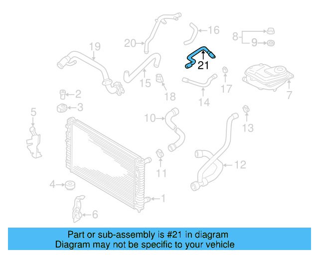 Water Pipe 06B-121-071-L - View 9