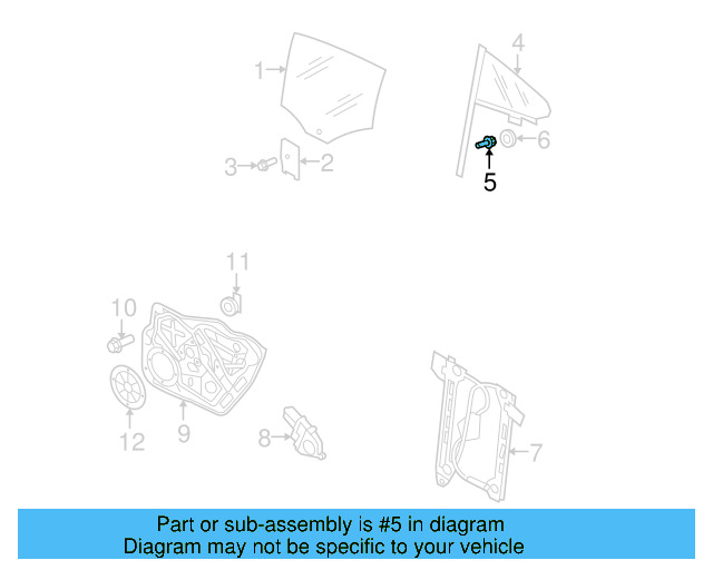 Fixed Glass Bolt N-910-145-01 - View 12